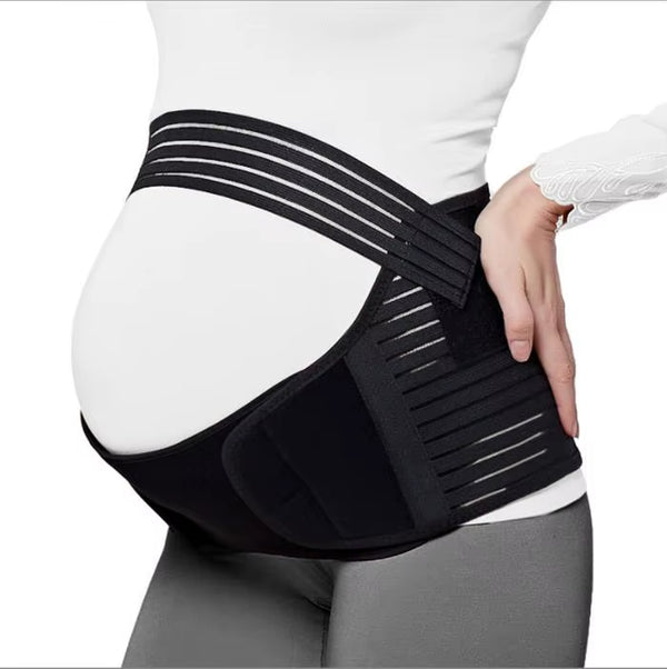 Bandeau de Soutien Grossesse Ajustable — Maintien Ventre & Dos