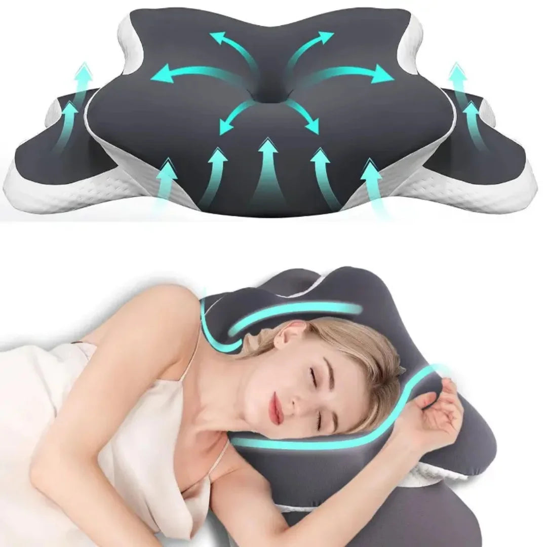 Confort & douleurs — oreiller cervical à mémoire de forme
