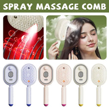 Electric Misting Spray Hair Brush 3 in 1 Steam Air Cushions Massage Comb anti Static Detangling Hairbrushes Styling Accessory