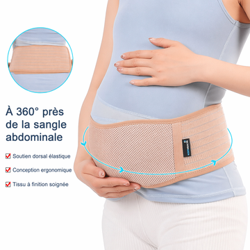 Ceinture de Maternité Ajustable & Respirante — Soutien du Ventre et du Dos – miniature produit 3 – CISQO SHOP