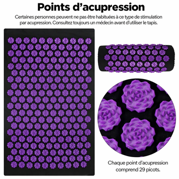 Tapis d'Acupression & Coussin — Relâchement des Tensions & Détente Profonde – miniature produit 10 – CISQO SHOP