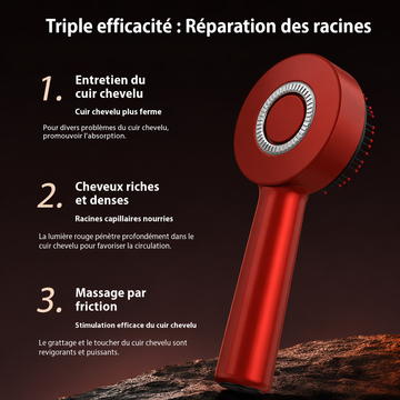 Brosse de Massage LED pour Cuir Chevelu – Soin Stimulant et Relaxant – miniature produit 10 – CISQO SHOP