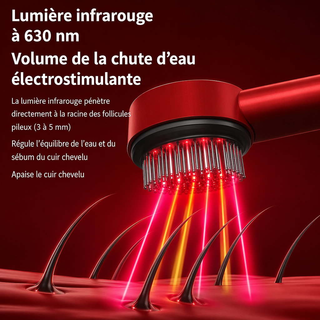 Brosse de Massage LED pour Cuir Chevelu – Soin Stimulant et Relaxant – image produit 12 – CISQO SHOP