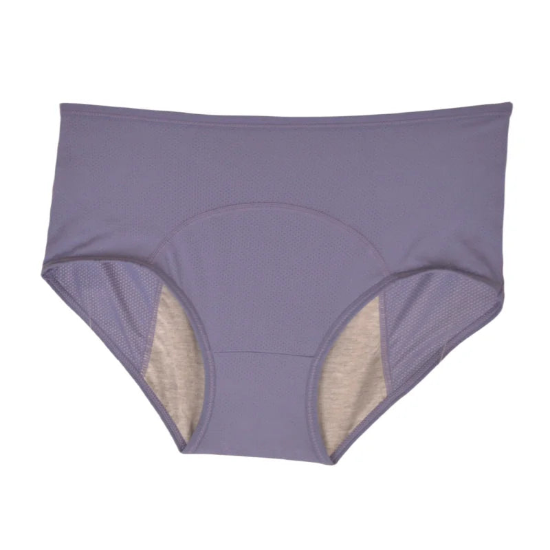 Women plus Size 8Xl Leak Proof Menstrual Panties110 Kg High Waist Femaleunderwear Breathable Waterproof Briefs Heavy Flow 8XL