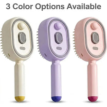 Electric Spray Hair Brush Rechargeable Water Spray Hair Brush Anti-Static Hair Brush Reduce Frizz Electric Steam Massage Comb