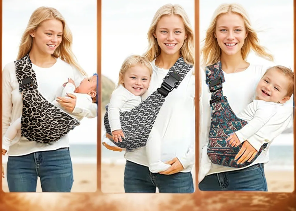 Porte-Bébé Écharpe de Portage Réglable – 3 Positions, pour Bébés et Tout-Petits – image produit 4 – CISQO SHOP