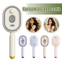 Electric Misting Spray Hair Brush 3 in 1 Steam Air Cushions Massage Comb anti Static Detangling Hairbrushes Styling Accessory