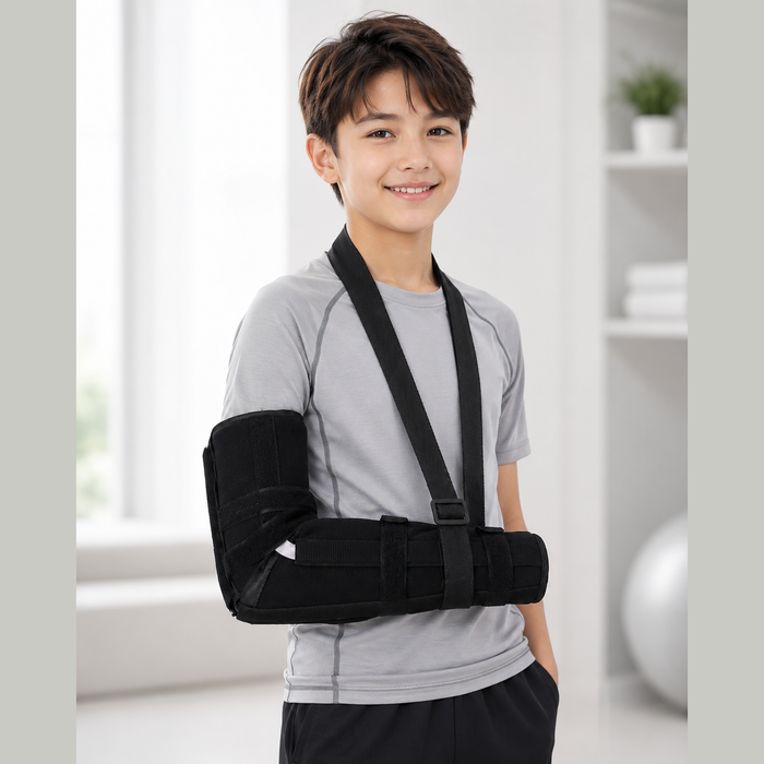Attelle de maintien du bras pour enfant et adulte – Confortable, réglable et facile à porter