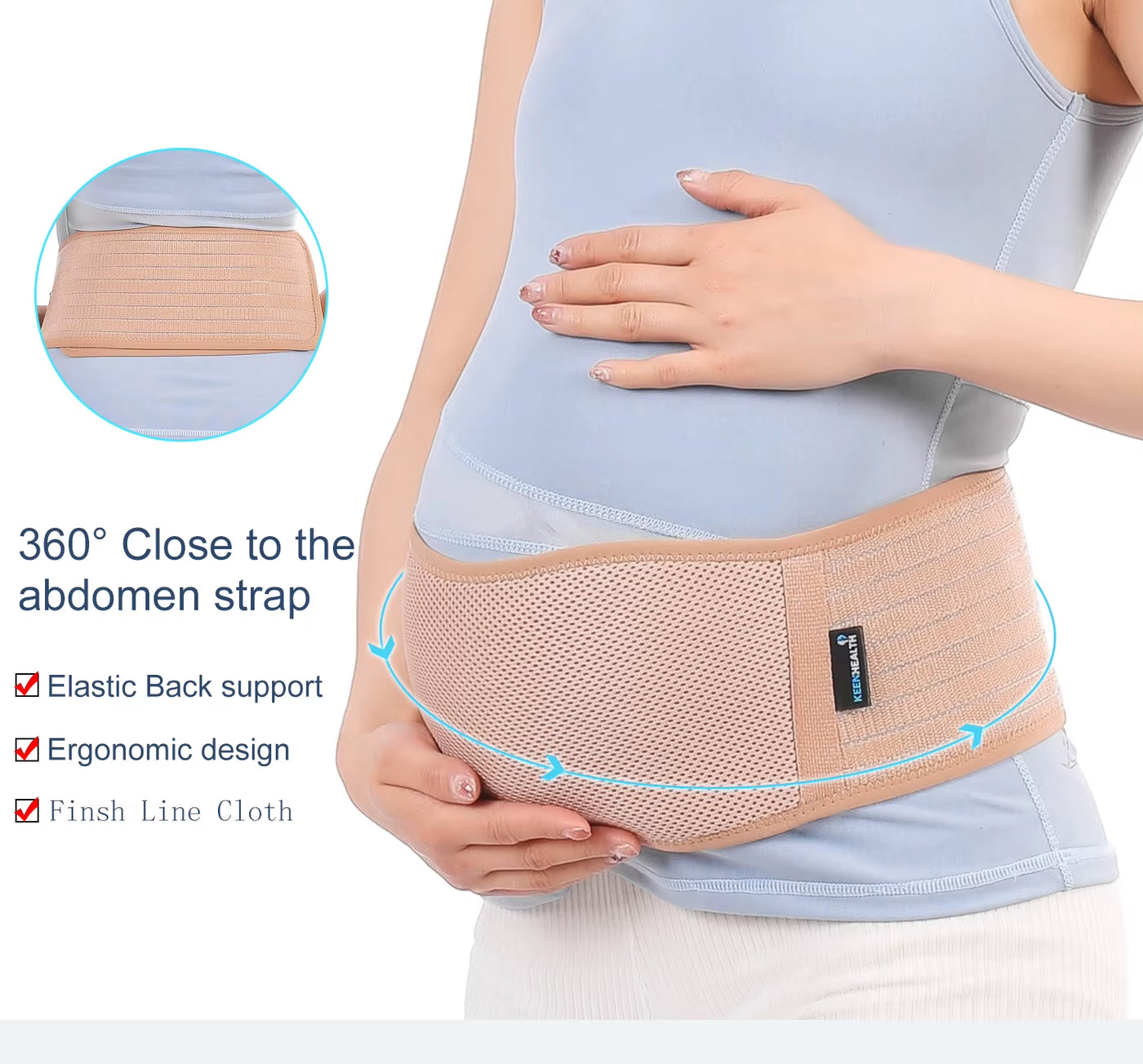 Adjustable Breathable Support Belt for Maternity Relieve Back Pain during Pregnancy-Healthcare Supply