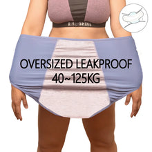Women plus Size 8Xl Leak Proof Menstrual Panties110 Kg High Waist Femaleunderwear Breathable Waterproof Briefs Heavy Flow 8XL