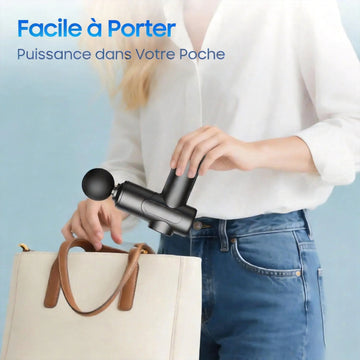Pistolet de Massage Pro — Récupération Musculaire Profonde, 6 Têtes & Écran Tactile – miniature produit 8 – CISQO SHOP