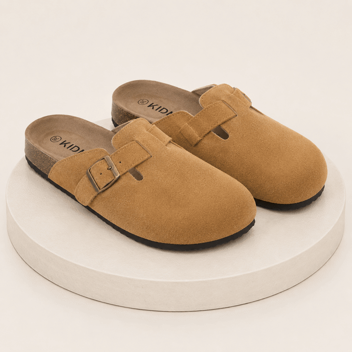 Sabots Premium en Daim Véritable Homme – Confort Ergonomique, Style Intemporel & Boucle Réglable