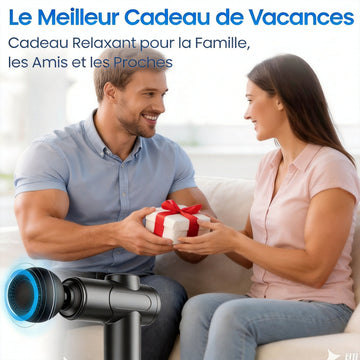 Pistolet de Massage Pro — Récupération Musculaire Profonde, 6 Têtes & Écran Tactile – miniature produit 6 – CISQO SHOP