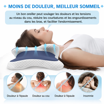 Oreiller Cervical à Mémoire de Forme — Soulagement Nuque & Alignement de la Colonne – miniature produit 5 – CISQO SHOP